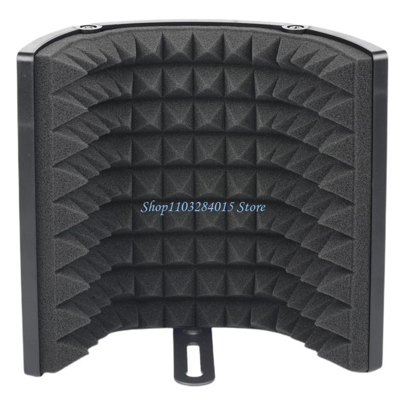 R6FF Microphone Recording Equipment Isolation Shield Reflector Vocal Recording Props