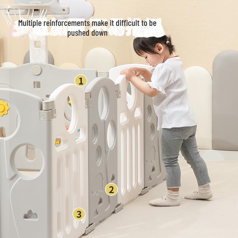 Детский безопасный складной манеж с ковриком для ползания для младенцев и малышей