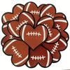 10Pcs Vintage Bronze Love & Football Iron-On Embroidered Patches For Backpacks, Clothing - Sewing & Knitting Supplies
