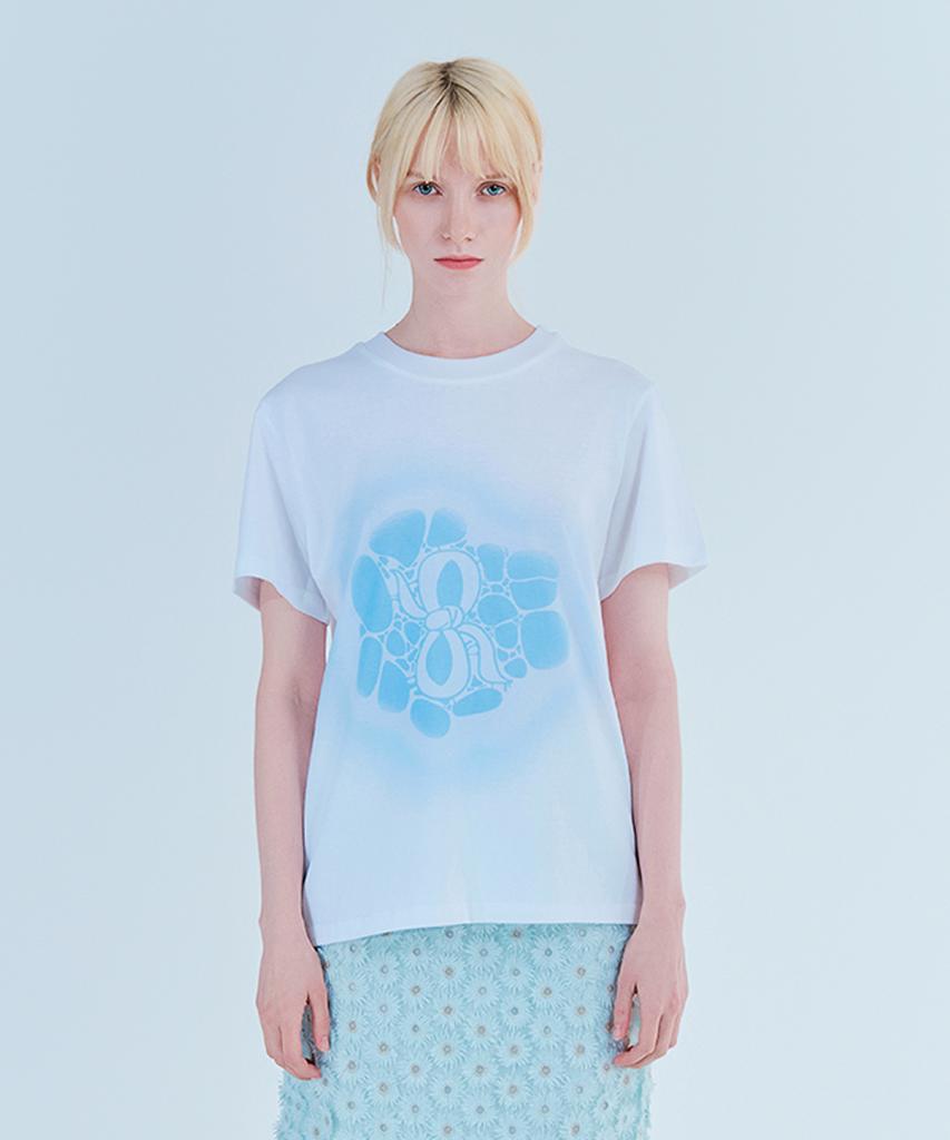 WEREVE Silket Cotton Bubble T-Shirt_White