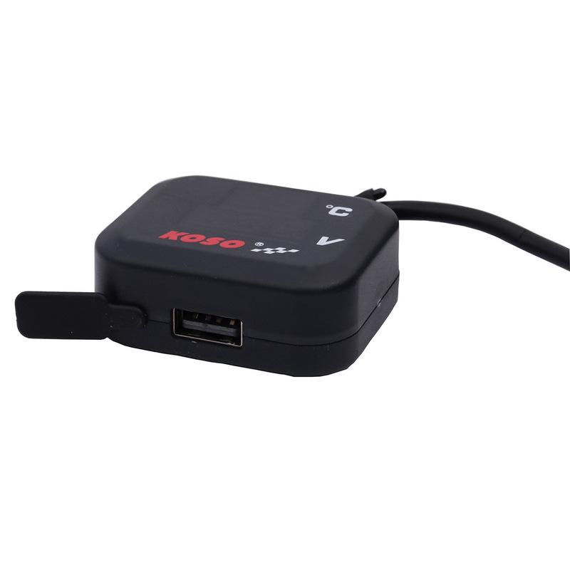 Цифровой вольтметр, термометр, индикатор температуры, USB-зарядное устройство для мотоцикла Vespa TMAX XMAX