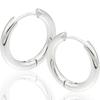 Hoop Earrings Ring Earrings Surgical Stainless Steel Earrings Men's Ladies Compatible with Metal Allergies 20G Both Ears Set of 2