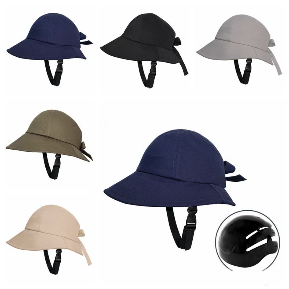 Шляпа для защиты от столкновений в форме шлема с широкими полями для рыбалки, новая шляпа от солнца
