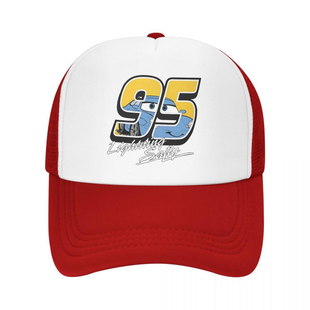 Аксессуары Lightning Sally и Snd McQueen Сетчатая кепка-тракер Унисекс Охлаждающая кепка-snapback с сетчатой задней частью Винтажная Регулируемая