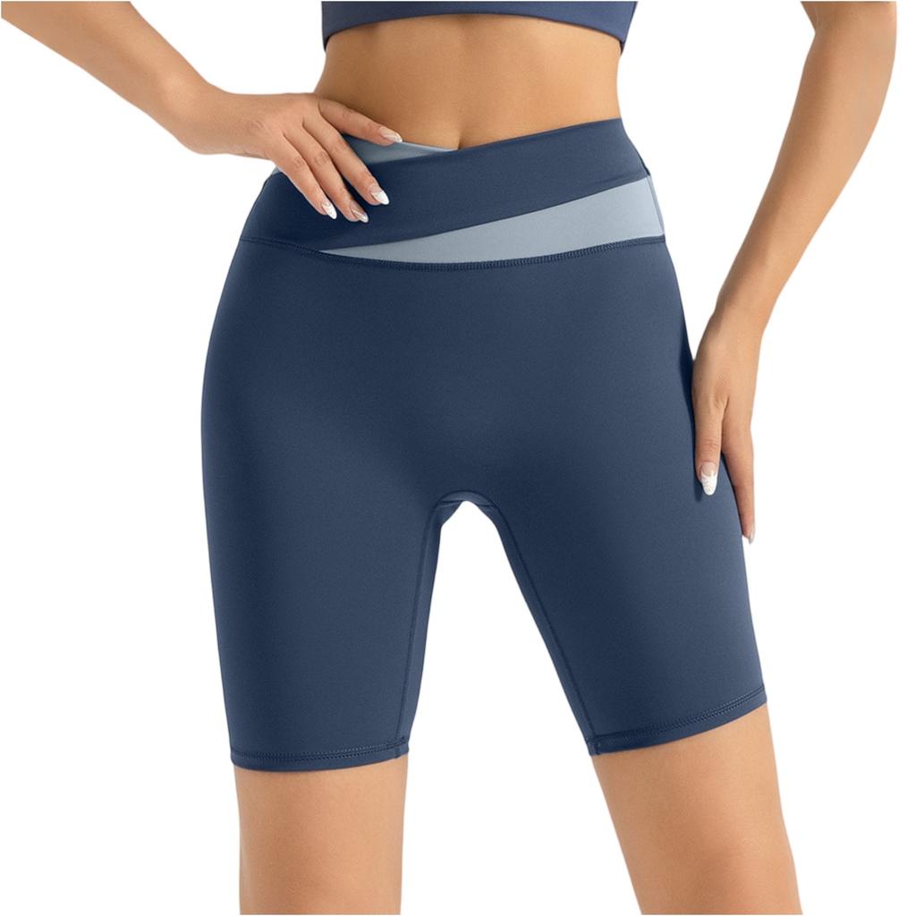 Женские супермягкие леггинсы с высокой талией, шорты для велоспорта и йоги