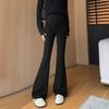 Maternity Shark Pants, Flared Pants, Spring and Autumn Outer Wear Support, Casual and Thin Hip-lifting Maternity Pants