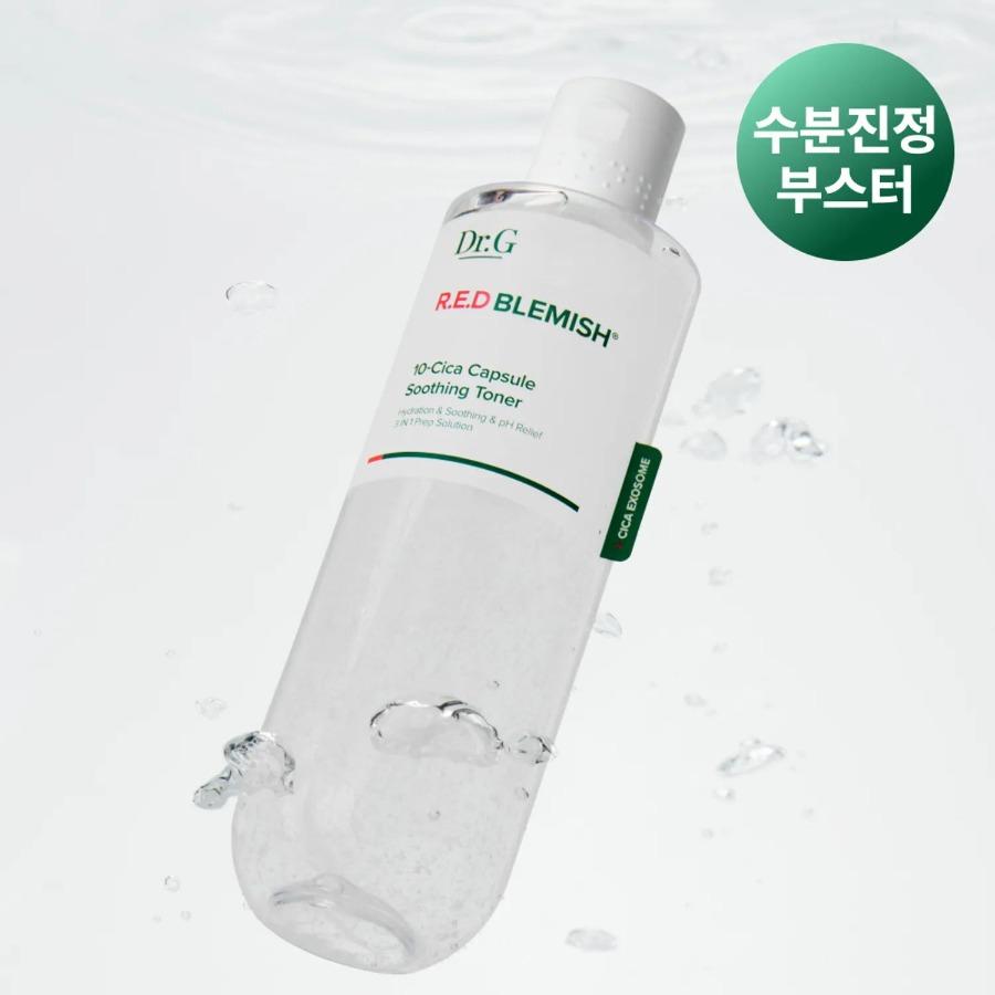 Dr.G Red Blemish 10-Cica Capsule Soothing Toner 300ml Set (+100ml)