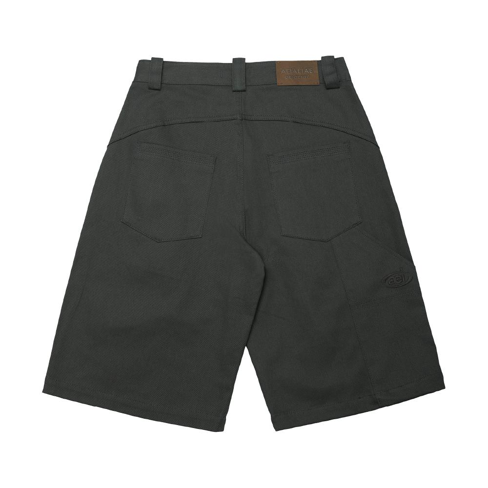 AEIAEIAE Twill Bermuda Pants [Dark Gray]