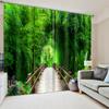 Cheap 3D Print Sunset Natural Scenery Island Stone Free Shipping 2 Pieces Window Curtain Living Room Bedroom Two Drape Decor