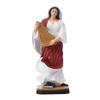 Скульптура Игрока на Sacred Harp Статуэтка Музыканта из Смолы Прочное Искусство Декор Духовной Комнаты Художественная Фигурка
