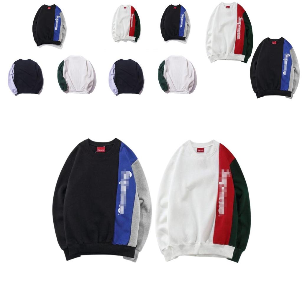 Свитшот Supreme с принтом букв для мужчин Повседневная спортивная одежда Мода