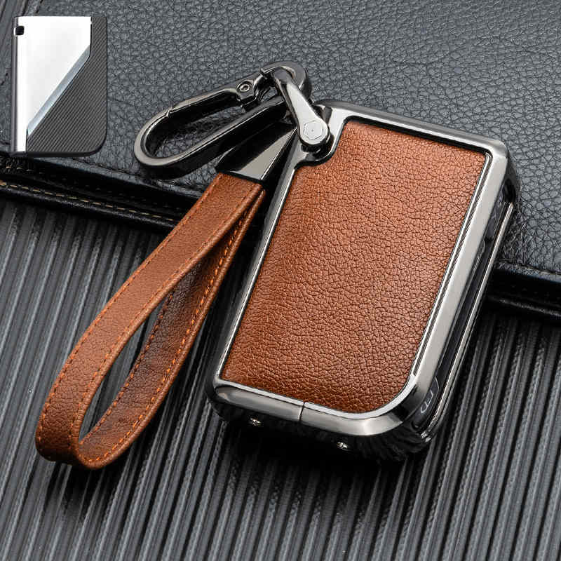 Key Case Cover For LYNK&CO Lynk Co 01 02 08 Z20 Hatchback Remote Fob Holder Shell Protector Leather Accessories
