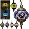 Decorative Glass Globe Fixture E27 Bar Restaurant Mediterranean Pendant Light Exotic Turkish Style Classical Homestay Chandelier