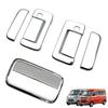 Door Handle Covers for Toyota Atrai Set One+lifestyle S700V/S710V (Includes Frame) - 8-Piece (Plated Exterior)