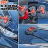 Long Handle Car Washer Mop Double Brush Head Car Cleaning Kit Car Window Cleaner Tool  Windshield