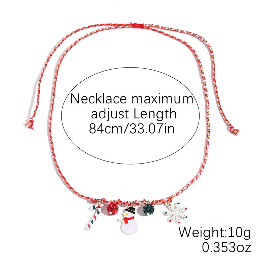 Christmas Day Necklace European and American Multi-layer Christmas Necklace Christmas Necklace