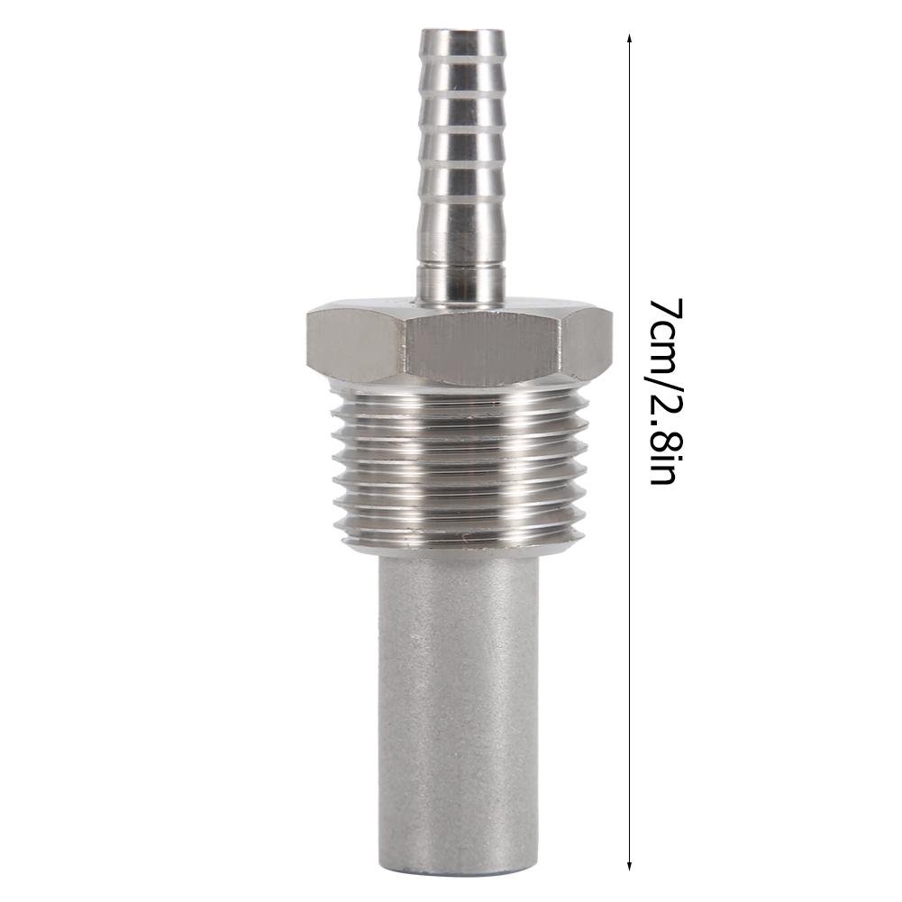 1/2" MPT кислородный камень 1/4"" барботажный встроенный карбонизатор аэраторный камень для домашнего пивоварения(0,5 микрон)