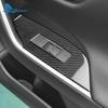 Carbon Fiber Style Window Switch Panel Trim for Toyota RAV4 XA50 2019-2025 LHD RHD