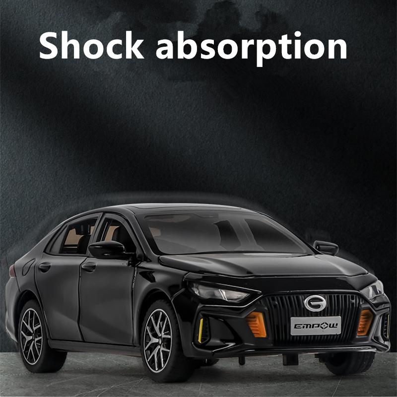 1/24 GAC Motor EMPOW 55 Купе Сплав Модель автомобиля Литой металл Уличные спортивные автомобили Модель автомобиля Звук и свет Симуляция Детская игрушка Подарок