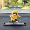 2025 Cross-Border Car Dashboard Bear Skateboard Ornament - Moving Cartoon Little Bear Decor