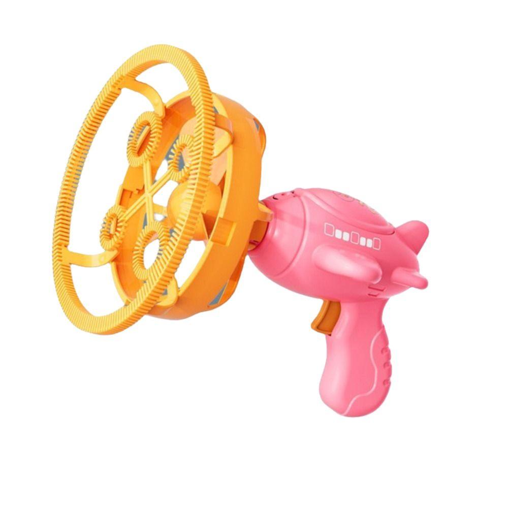 Electric Fan Airplane Bubble Machine Semi-Automatic Soap Blower Toys Fun Fun Bubbles Outdoor