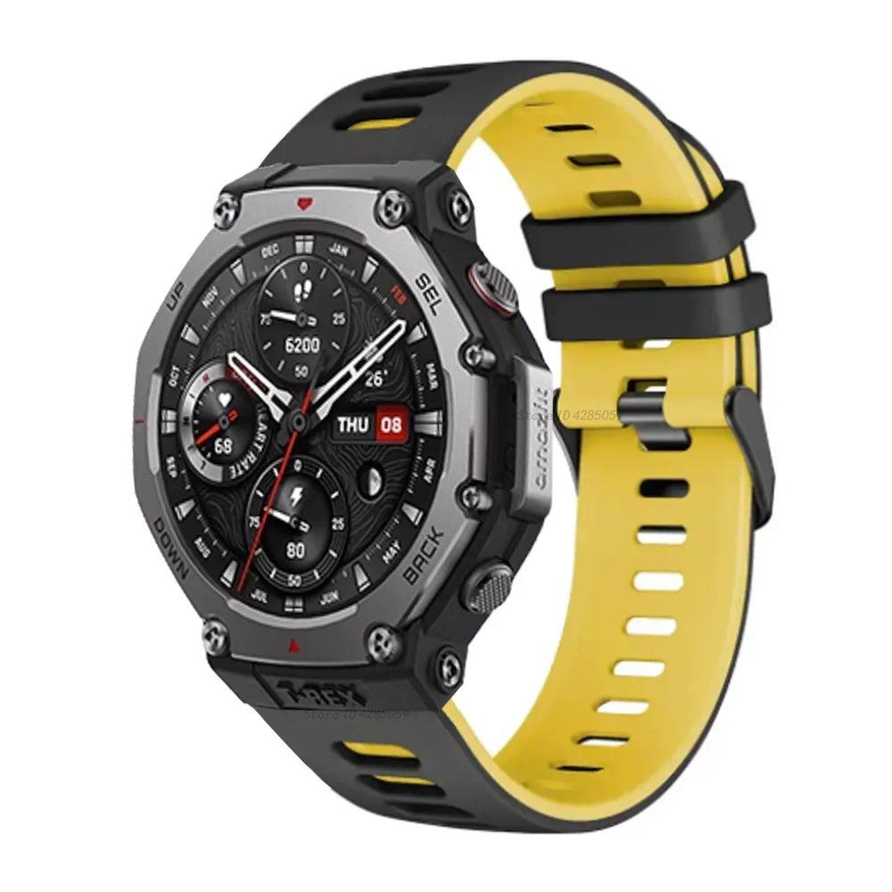 Спортивный ремешок для умных часов Amazfit T-Rex 3, мягкий дышащий силиконовый браслет для Huami Amazfit T Rex 3