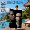 Damon Salvatore Romance Beach Towel, Super Soft Microfiber, Perfect Gift for Her/Him, Birthday, for Pool, Beach, Travel, Decor Beach Party
