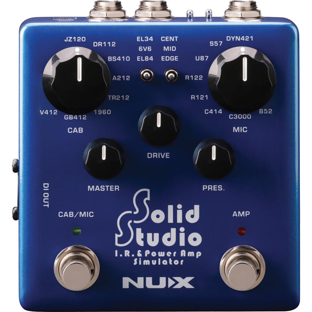 NUX Solid Studio IR Power Amp Simulator Гитарный эффектор NSS-5 и