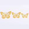 12 PCS Christmas Hollow Butterfly Wall Murals Stickers Removable 3D Wall Decals Birthday Party Decors