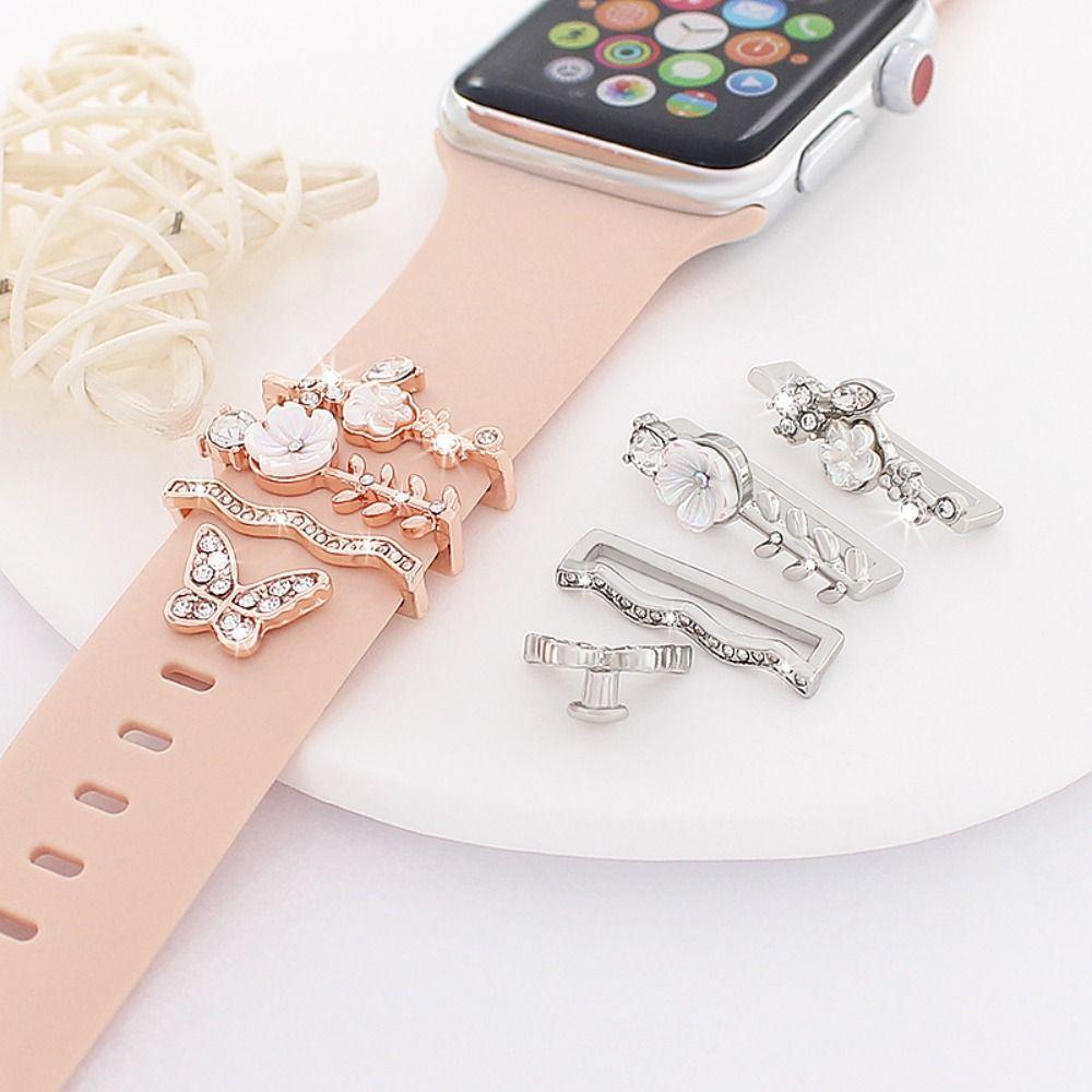 Diamond Bracelet Decoration Jewelry Ornament Strap Decorative Ring for Apple Watch Band Watch Band