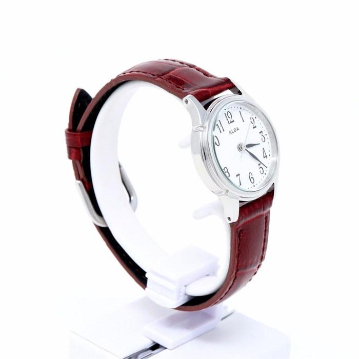 Женские кварцевые часы Seiko Alba AEGK434 (Белый Циферблат, Серебристый Корпус)