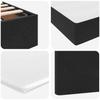 Storage Bed with Mattress Black 160 x 200 cm Velvet
