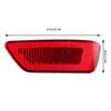 2Pc Car Rear Bumper Tail Parking Brake Light Warming Signal Reflector Lamp Cover No Bulb for Dodge Journey AVP/Crew/Crossroad/GT