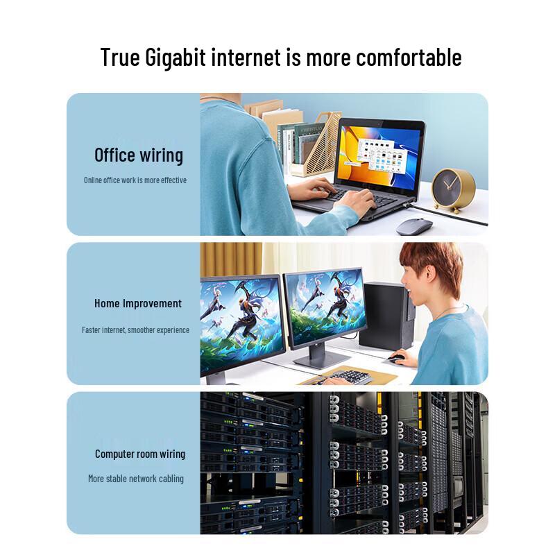 UGREEN Cat6 Gigabit Ethernet Network Cable