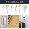 Plastic Material Cable Management Clips Self Adhesive Cord Holder  Desktop Cable Arrangement