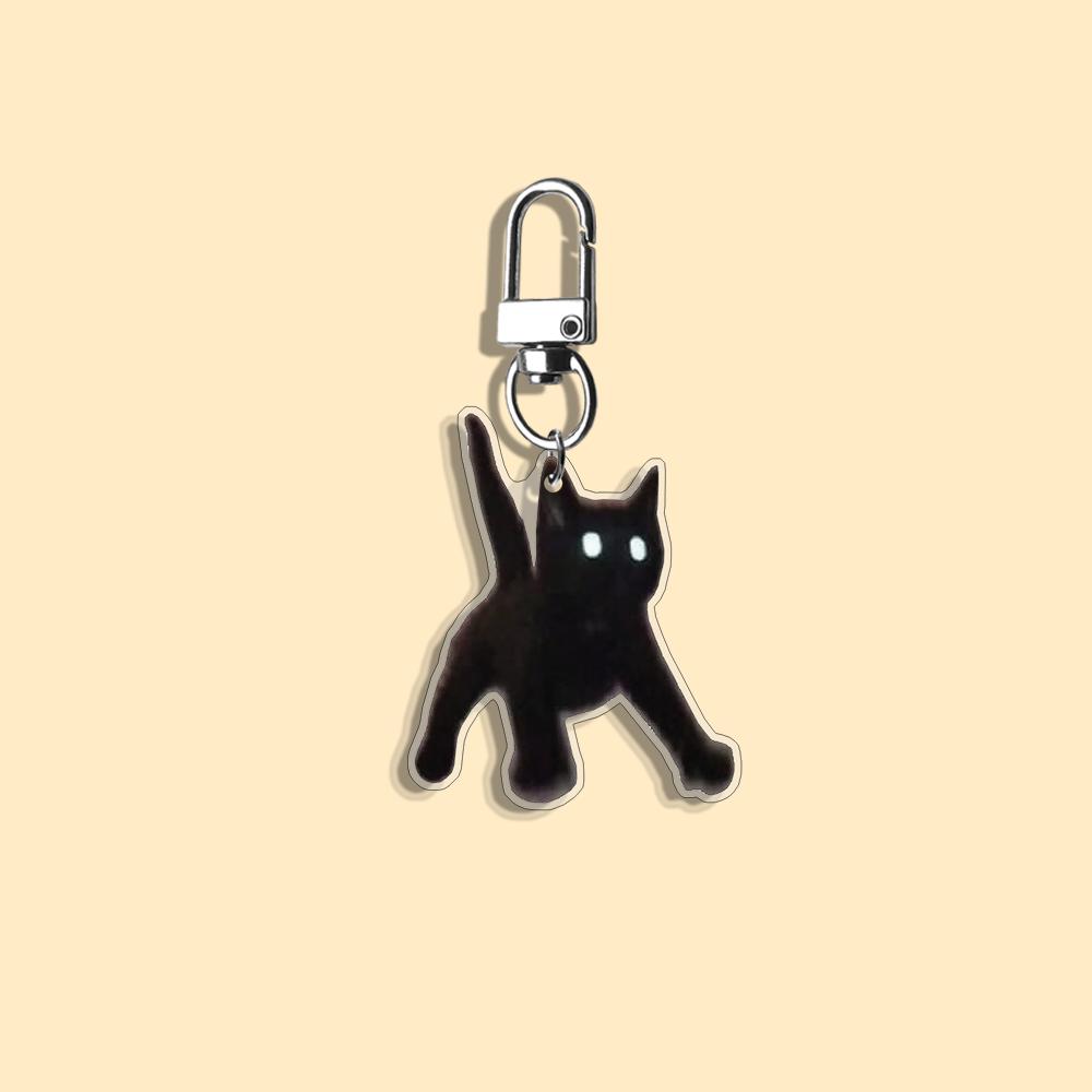Funny Cat Keychain Student Gift Bag Women's Bag Cute Things Gift For Best Friends Cartoon