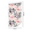 Flamingos and leaves wallpaper for living room and bedroom 50x1000