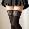 Women's Sexy Thigh High Stockings Smooth Lace Mesh Over Knee Socks Fashion Silicone Non-slip High Quality Ultra-thin Long Sock