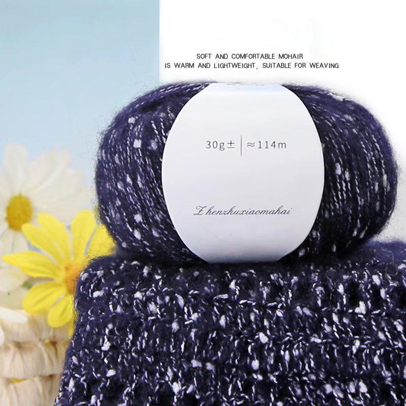 30г/моток Жемчуг Ручная работа Кашемировая шерсть Свитера Южноафриканский Мохер Пони Ремесла Толстая нить Шарф Мохеровая пряжа Сделай сам