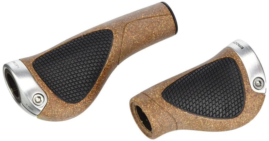 Велосипедная ручка Ergon GP1 Biocork L Длинная/Короткая (HBG21201)