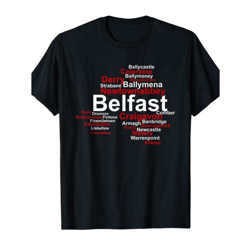 Northern Ireland Shape, Tuaisceart Eireann, Northern Ireland T-Shirt