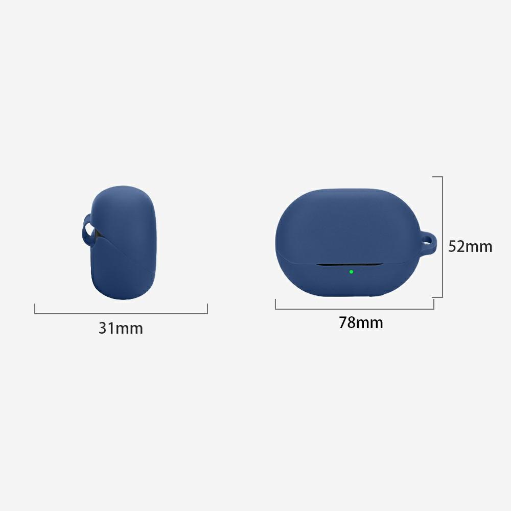 Для SoundPEATS Air5 Pro Силиконовый чехол с противоутерянной пряжкой Защитный чехол для Bluetooth-совместимых наушников