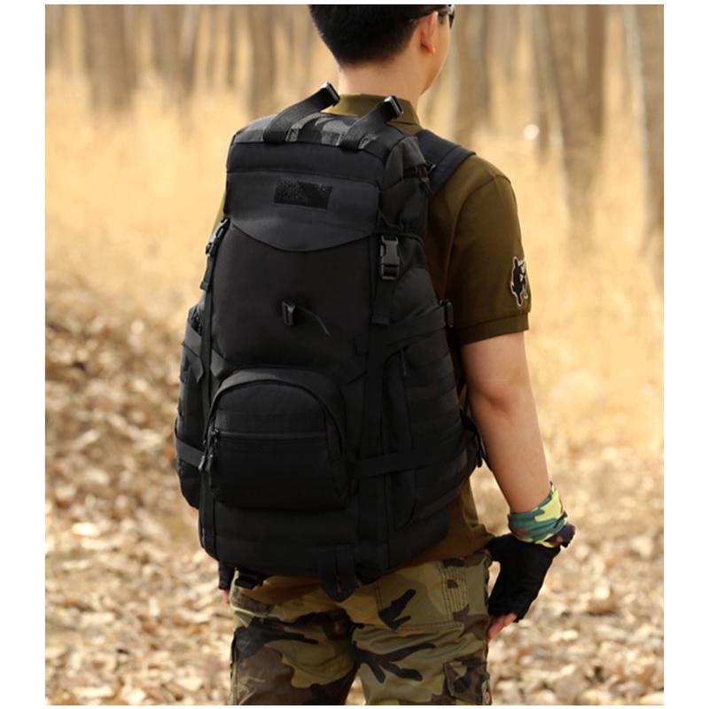 60L 3D Nylon Outdoor Sport Military Tactical Climbing Mountaineering Camping Hiking Trekking Bag