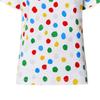 Louis Vuitton X Yayoi Kusama Футболка с расписными точками Белая 1AB90E