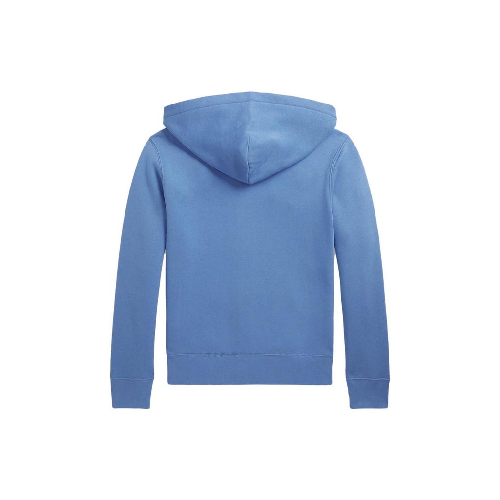 Polo Ralph Lauren Solid Color Zip-Up Hoodie Long Sleeve Kids Hoodies Blue 323799360-040