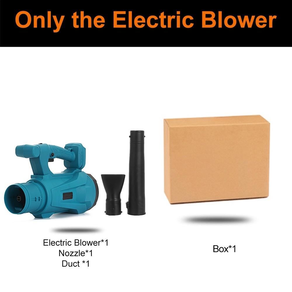 6 Speed Industry Cordless Air Blower Snow Blower Dust Leaf Collector Cleaning Sweeper Garden Tool With 2 Battery 4200W 388VF