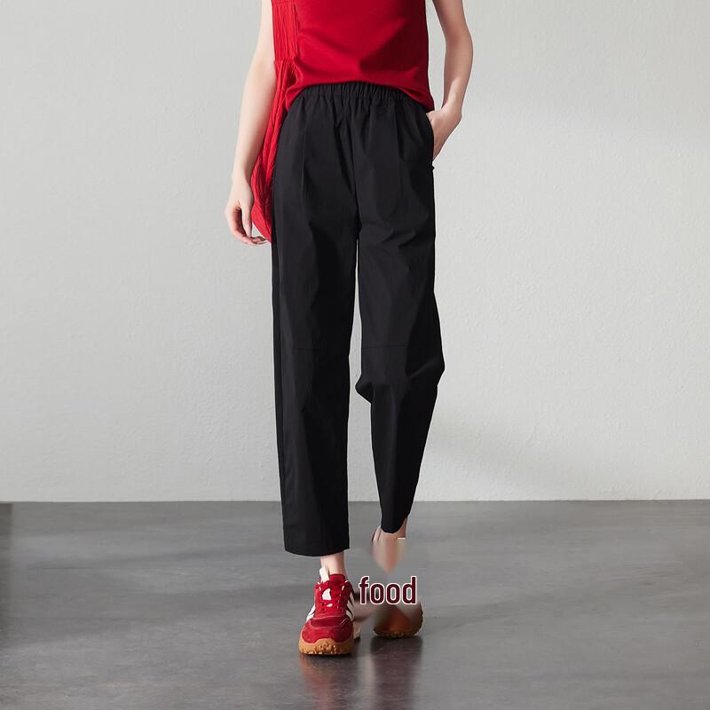 SOFSIL Women's High-Waist Slim Cropped Casual Pants