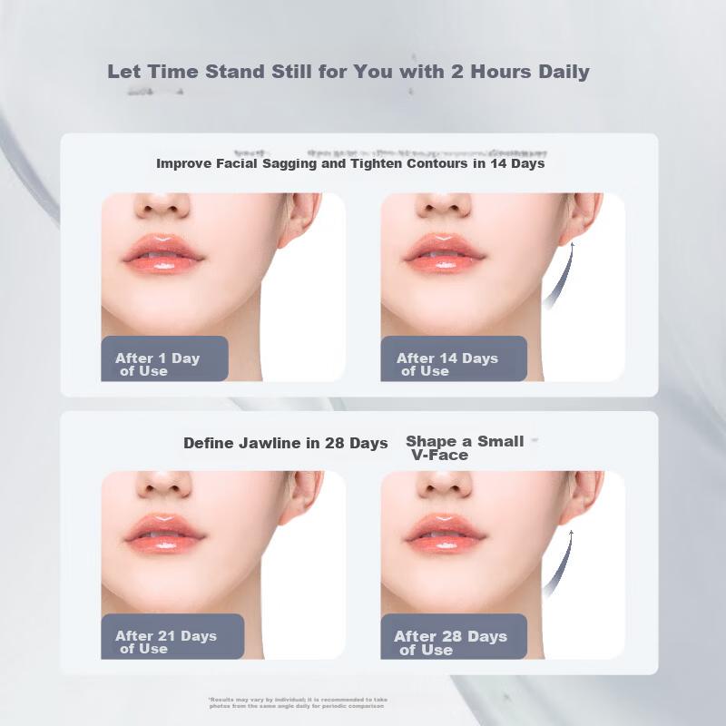 Yishu Beauty Подтягивающая маска для лица Лифтинг-маска для лица Укрепляющая повязка для V-образной линии лица От морщин Подарок