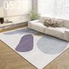 Простой Геометрический Узор Имитация Кашемира Ковер Ворсовый Спальня Бархатный Плоский Замена Прикроватный Плед Татами Напольный Коврик Гостиная Стол Плед