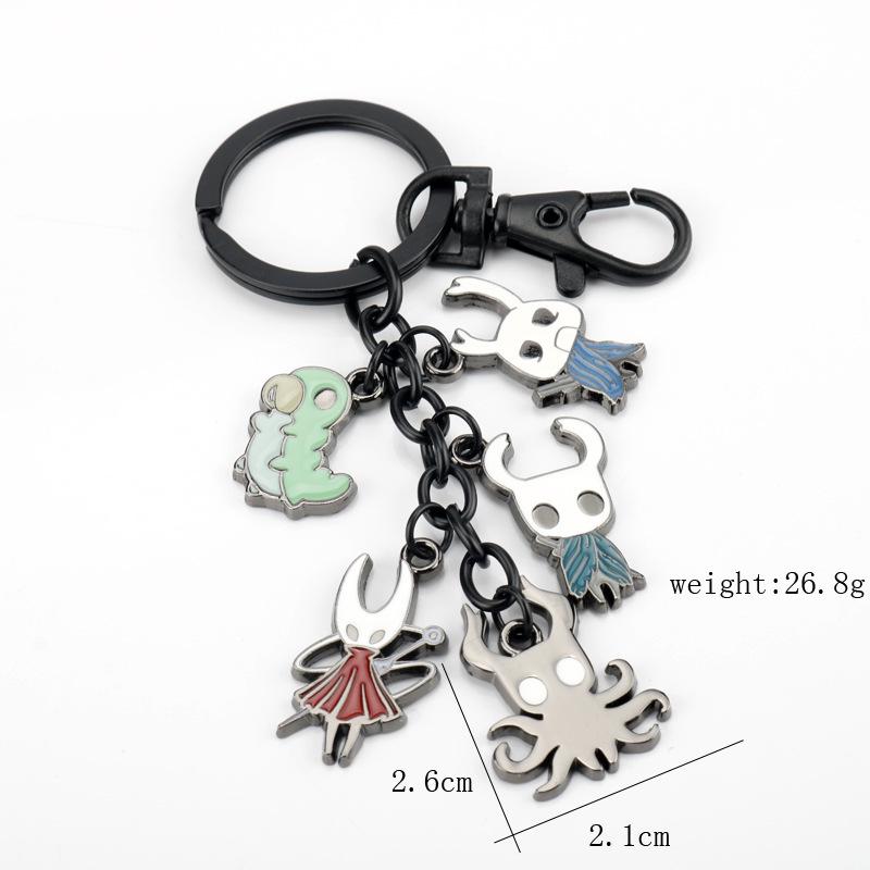 Hollow Knight Merchandise: Keychain, Little Knight Nail Necklace, Pendant Charm, Brooch